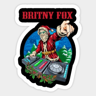 BRITNY FOX BAND Sticker